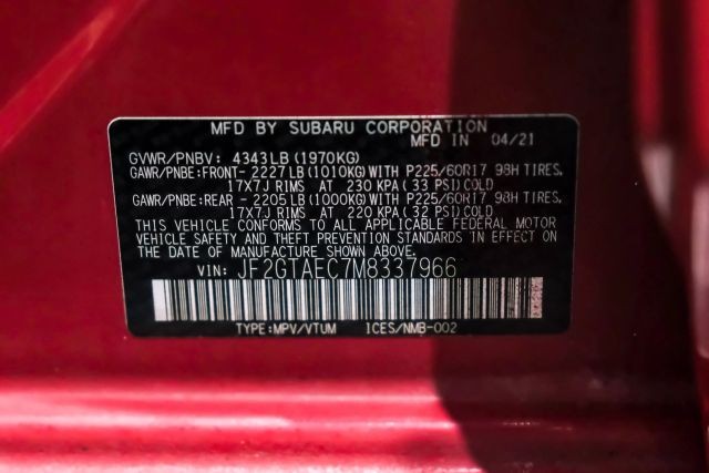 2021 Subaru Crosstrek Premium Sport Utility 4D photo