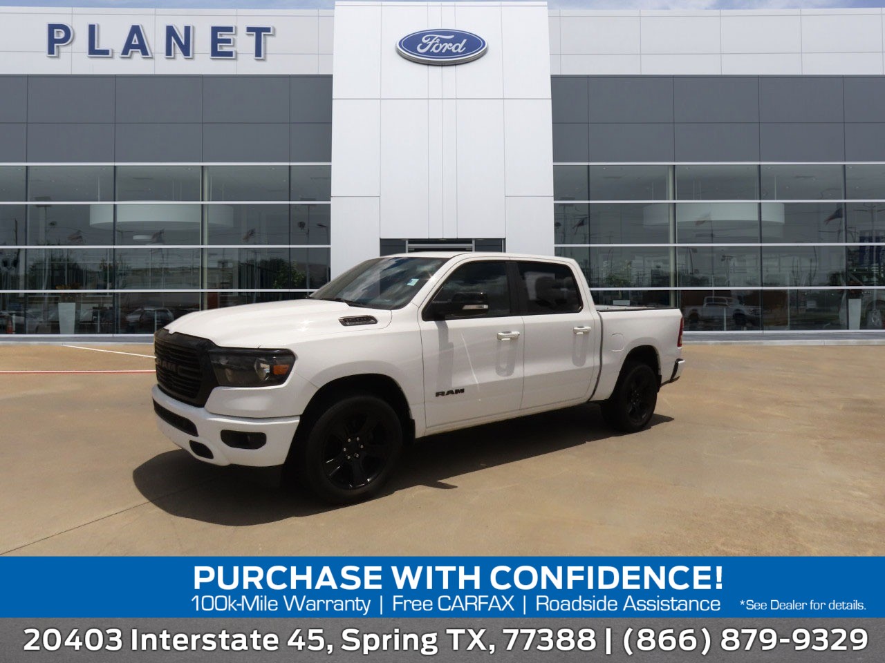 used 2021 Ram 1500 car, priced at $26,999
