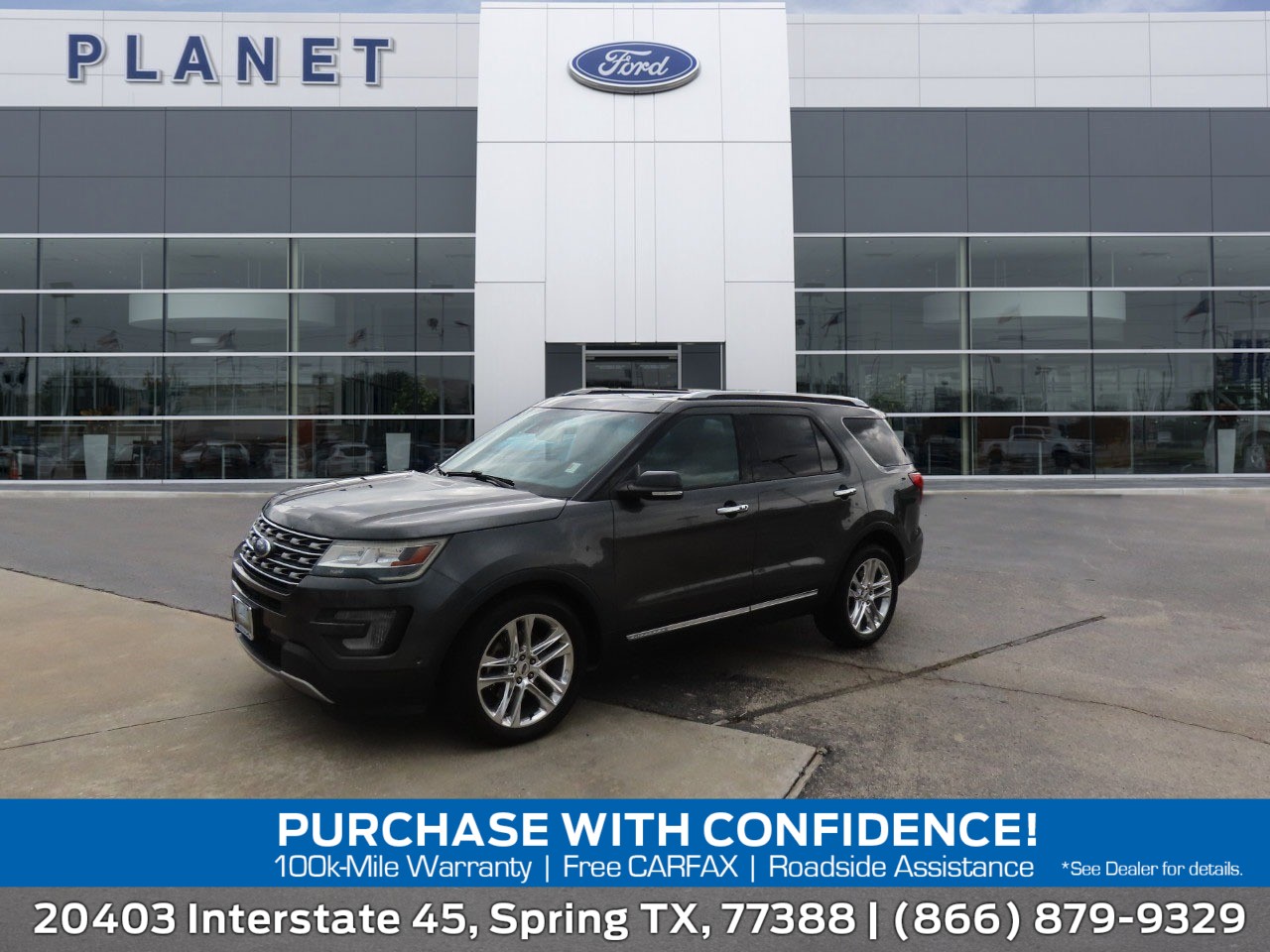 used 2016 Ford Explorer car, priced at $9,999