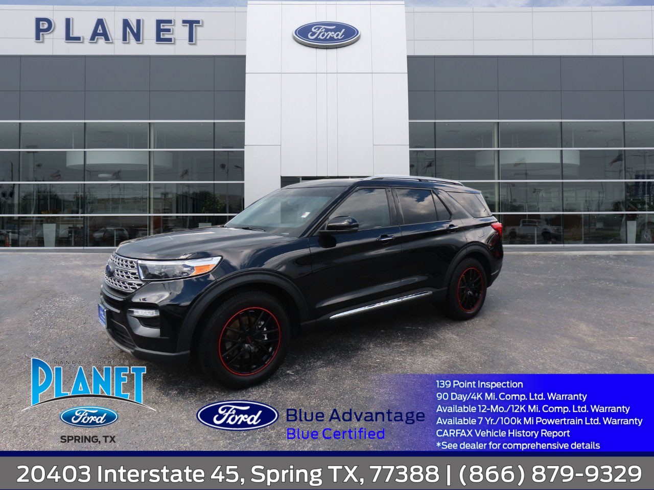 used 2022 Ford Explorer car, priced at $24,999