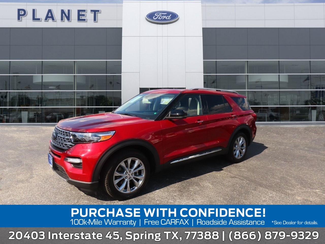 used 2021 Ford Explorer car, priced at $32,999