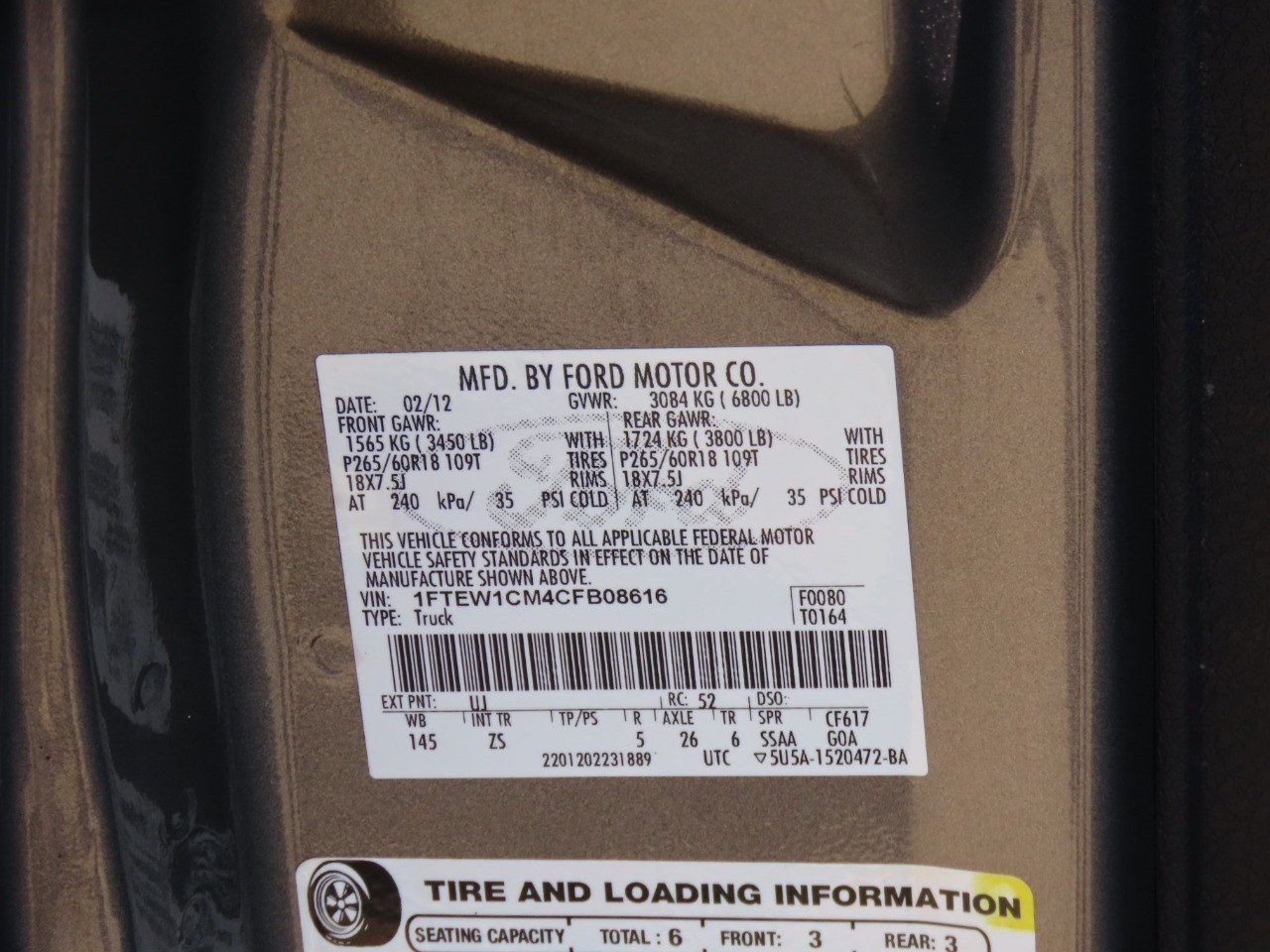 used 2012 Ford F-150 car, priced at $8,999