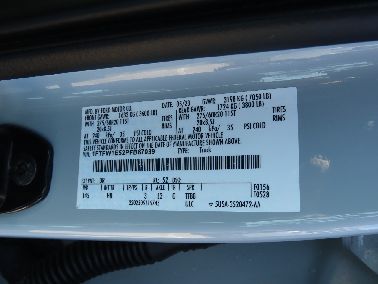 used 2023 Ford F-150 car