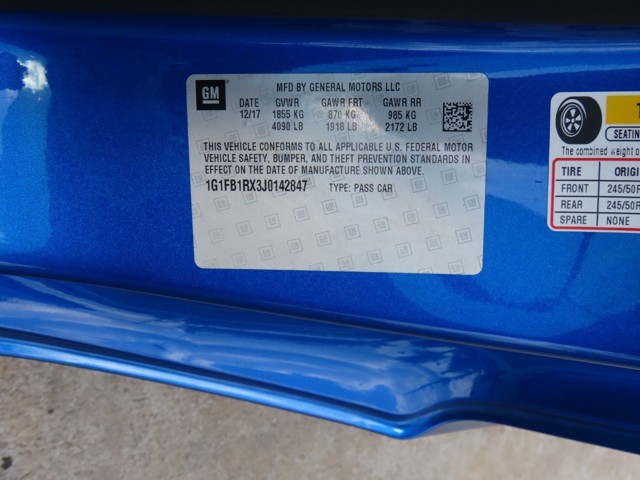 used 2018 Chevrolet Camaro car, priced at $15,999