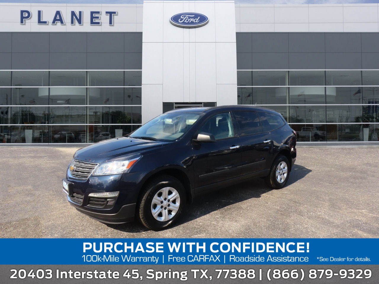 used 2015 Chevrolet Traverse car, priced at $8,999