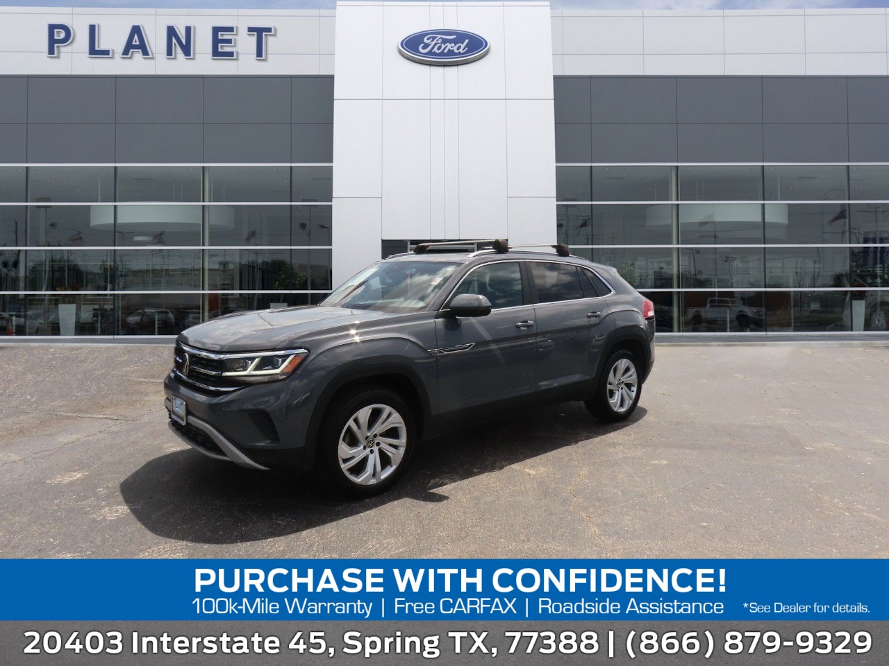 used 2020 Volkswagen Atlas Cross Sport car, priced at $25,999