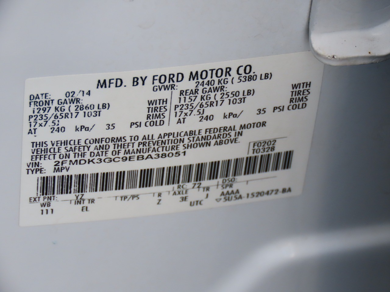 used 2014 Ford Edge car, priced at $8,999