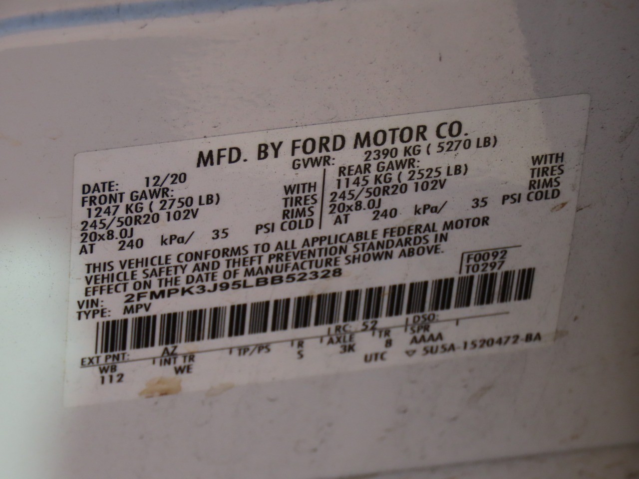 used 2020 Ford Edge car, priced at $14,999