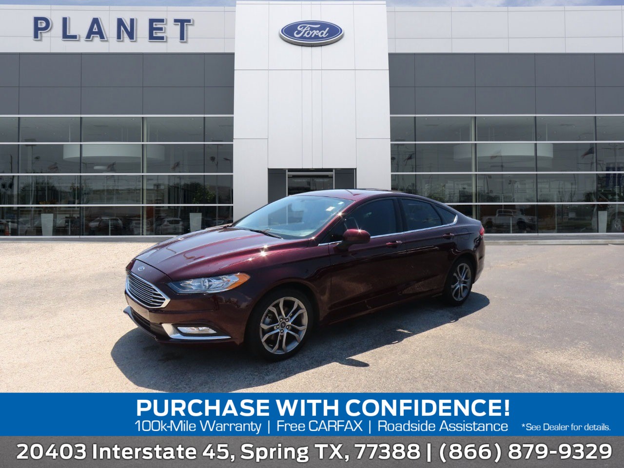 used 2017 Ford Fusion car, priced at $8,999