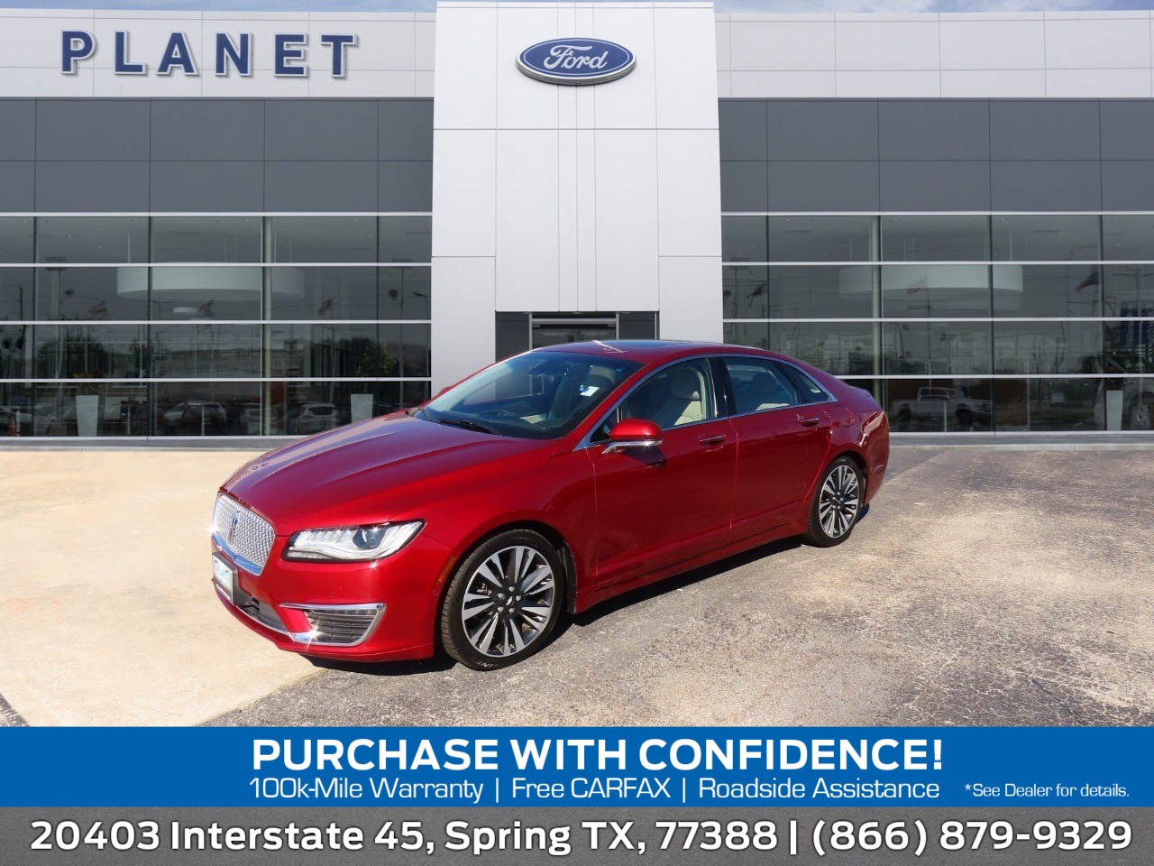 used 2019 Lincoln MKZ car, priced at $20,999