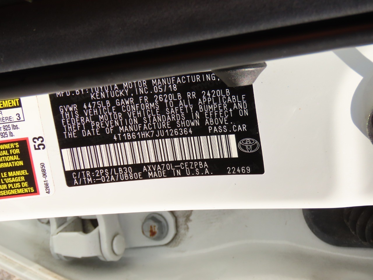 used 2018 Toyota Camry car, priced at $25,999