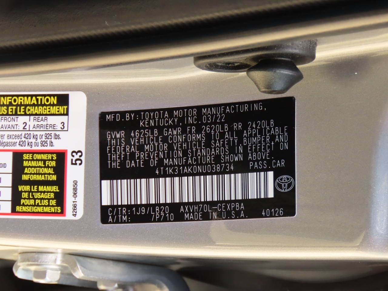 used 2022 Toyota Camry car, priced at $24,999