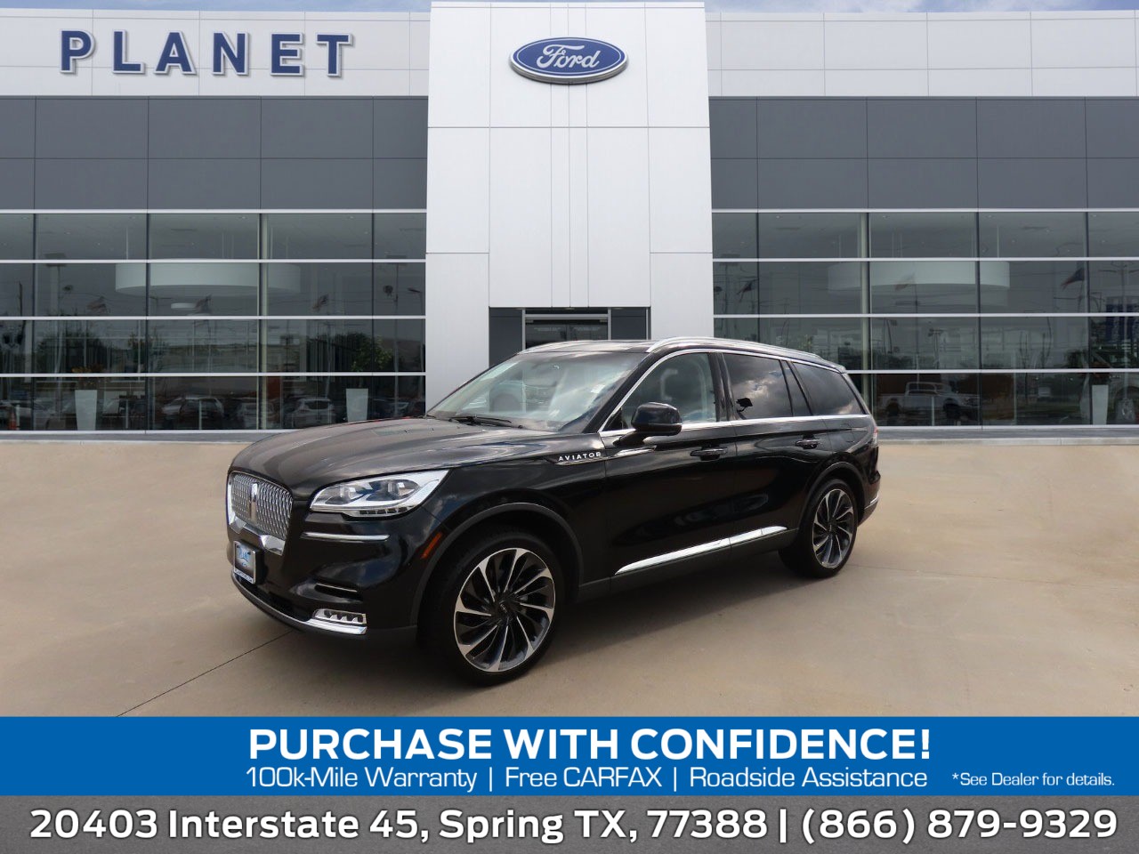 used 2021 Lincoln Aviator car, priced at $28,999