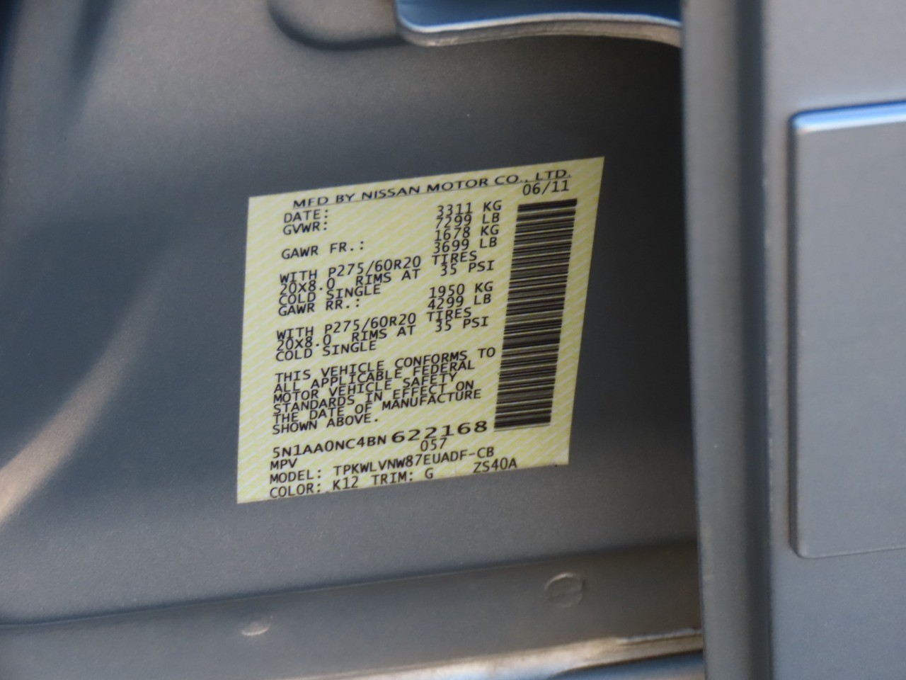 used 2011 Nissan Armada car, priced at $7,999