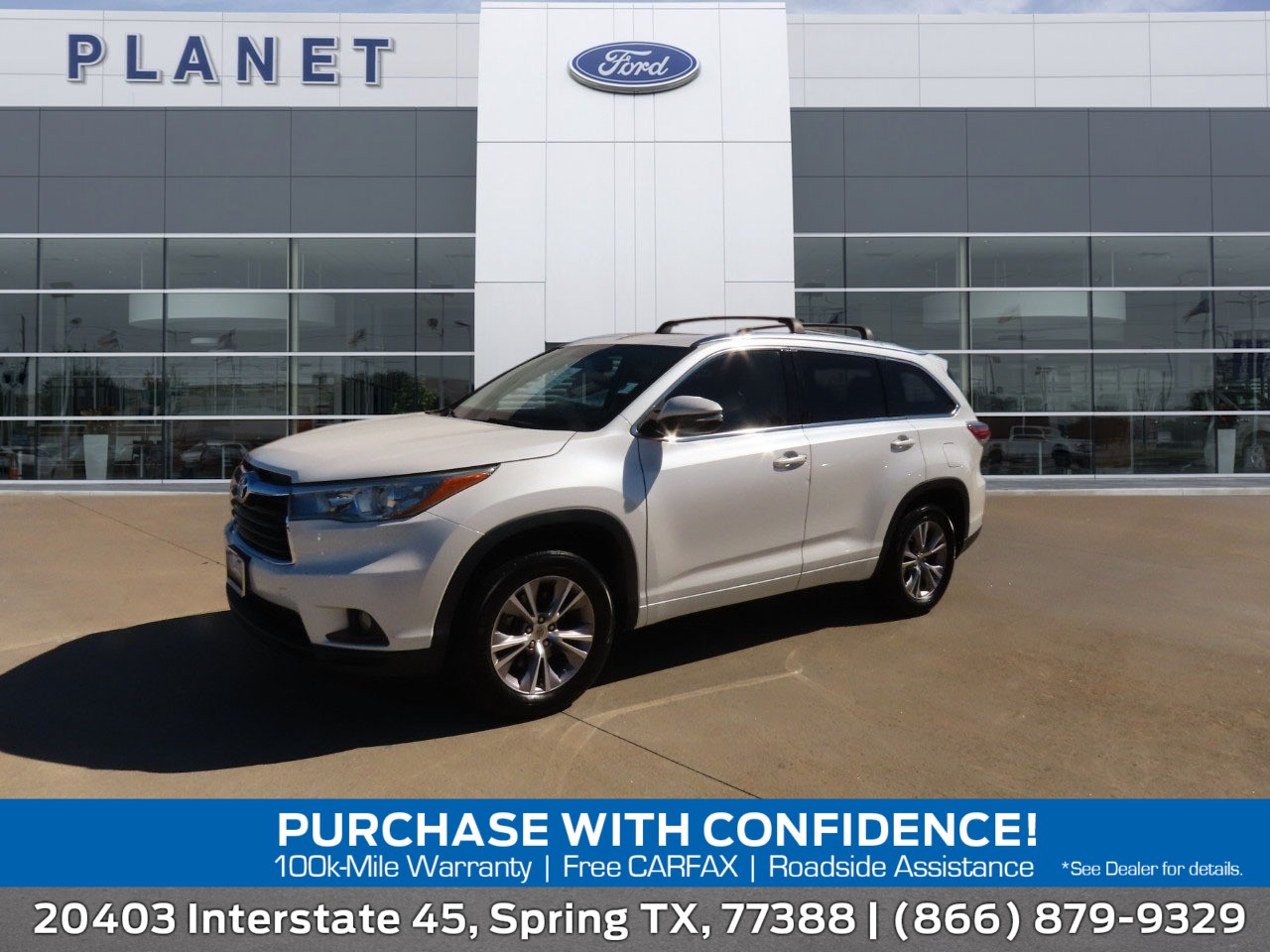 used 2015 Toyota Highlander car, priced at $18,999