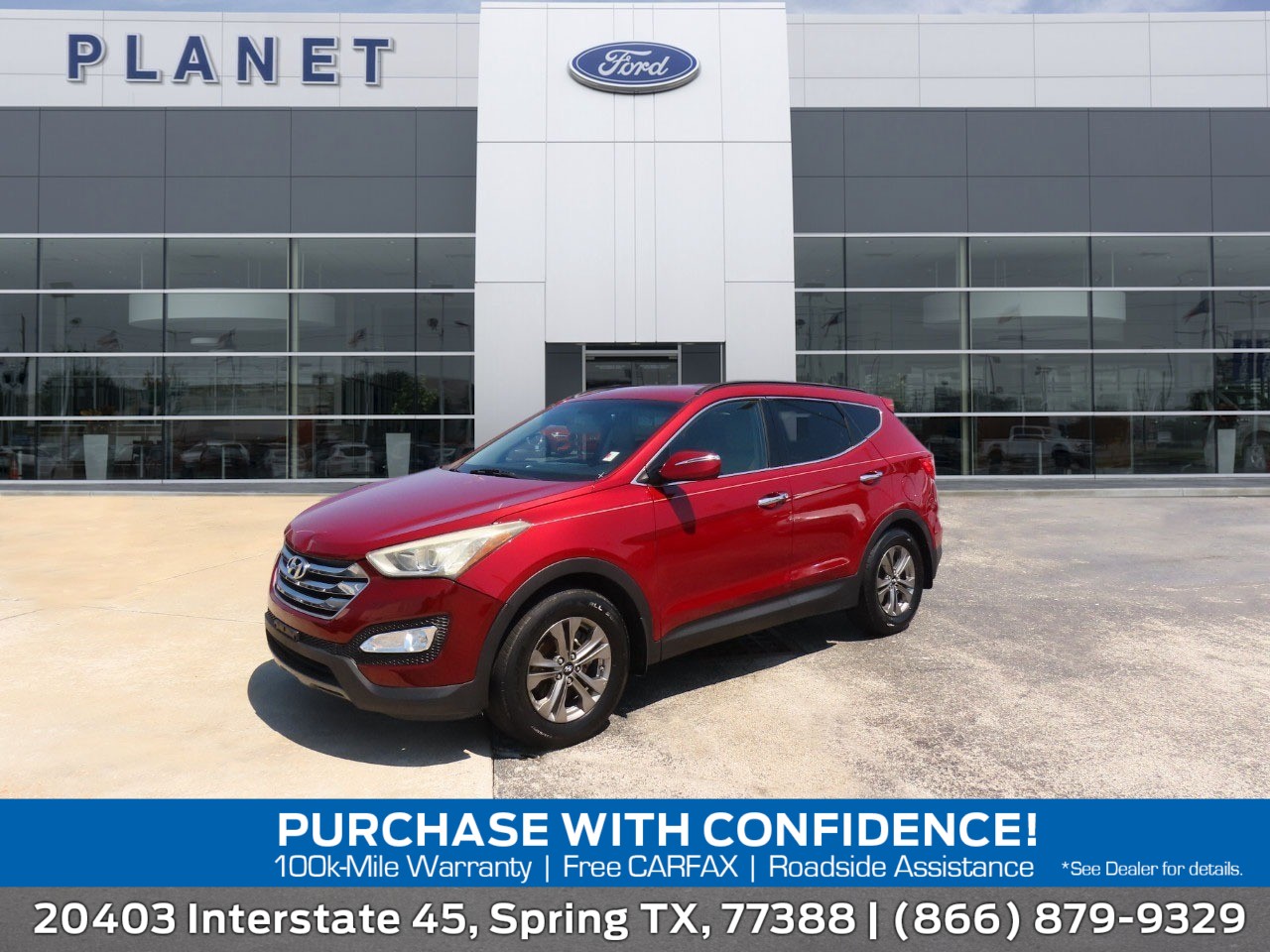 used 2016 Hyundai Santa Fe Sport car, priced at $9,999