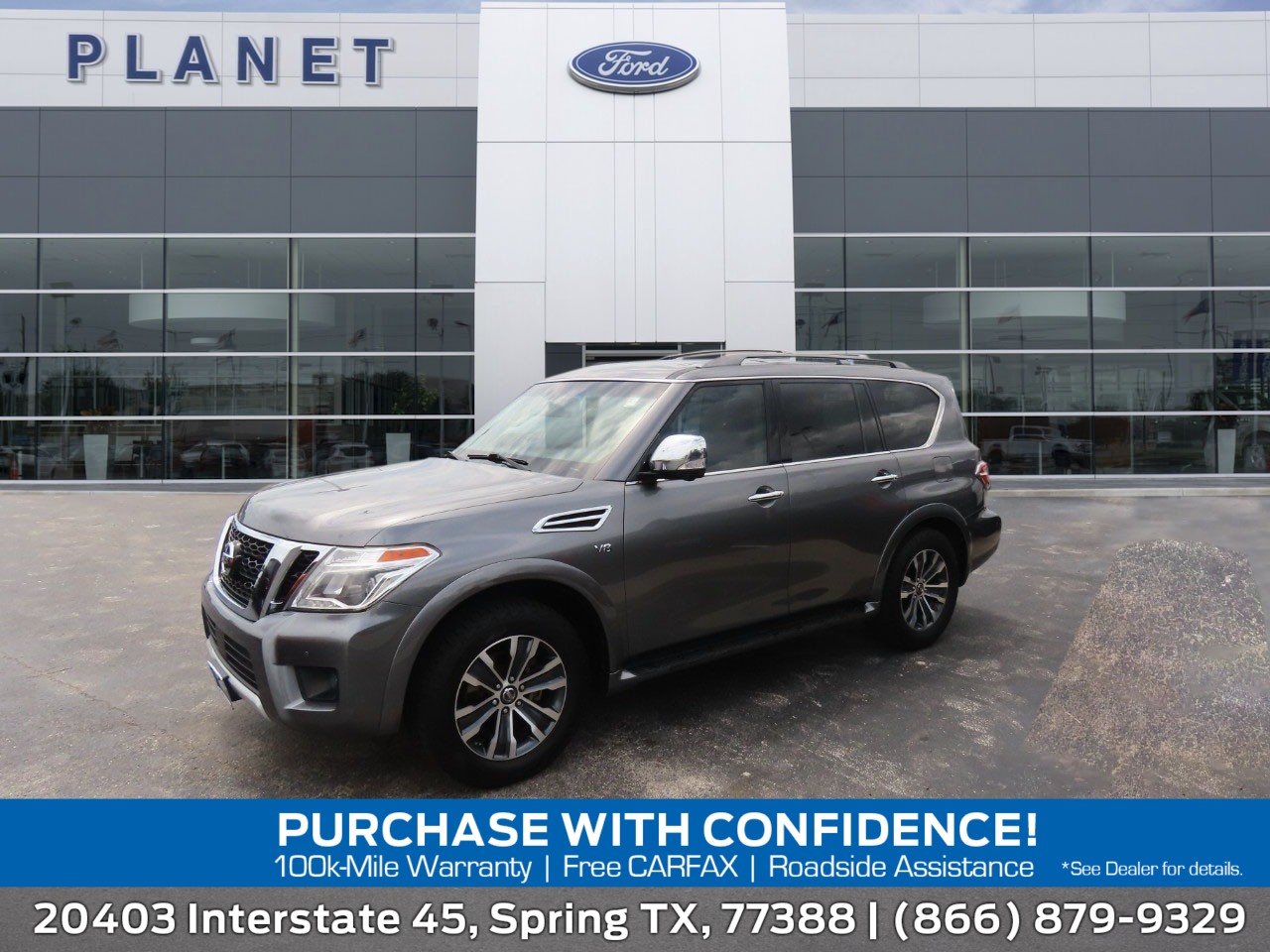 used 2017 Nissan Armada car, priced at $19,999