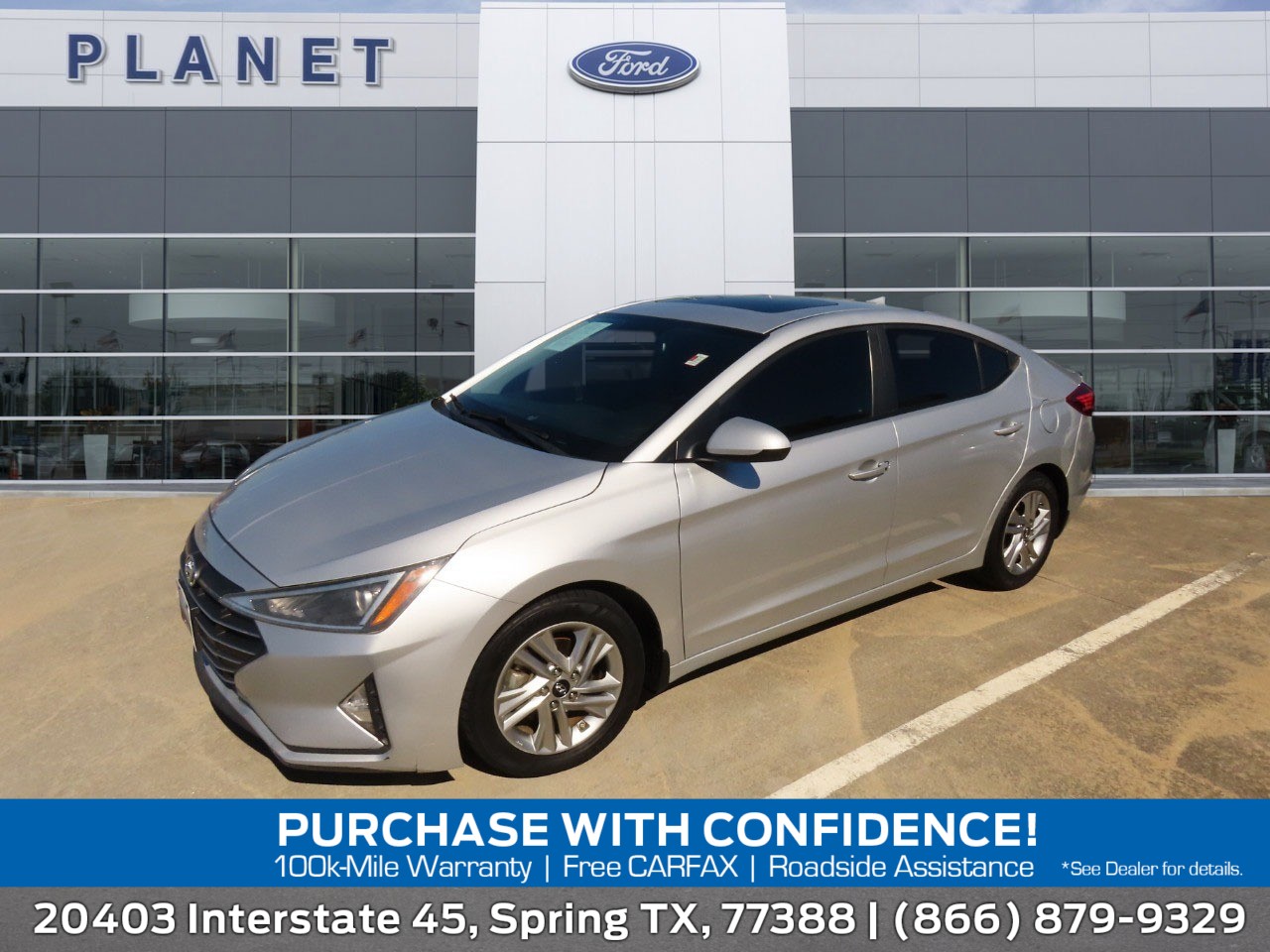 used 2019 Hyundai Elantra car, priced at $9,999
