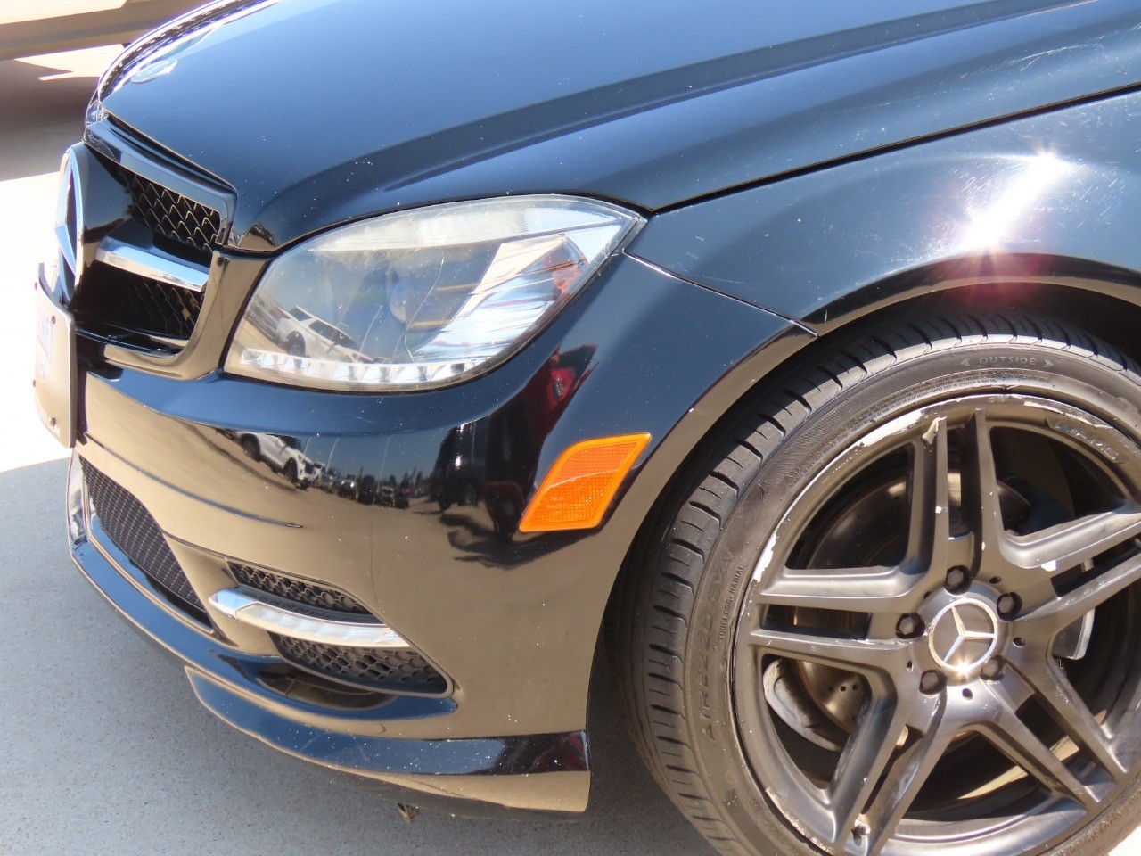 used 2009 Mercedes-Benz C-Class car, priced at $6,999