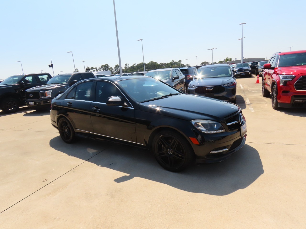 used 2009 Mercedes-Benz C-Class car, priced at $6,999