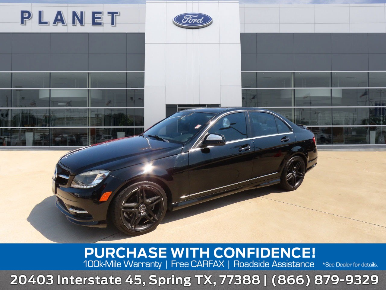 used 2009 Mercedes-Benz C-Class car, priced at $6,999