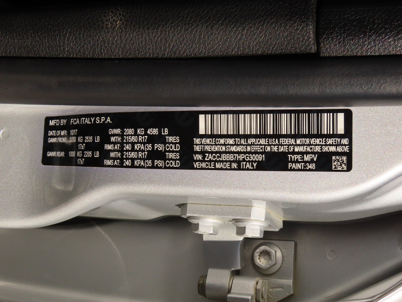 used 2017 Jeep Renegade car, priced at $15,999