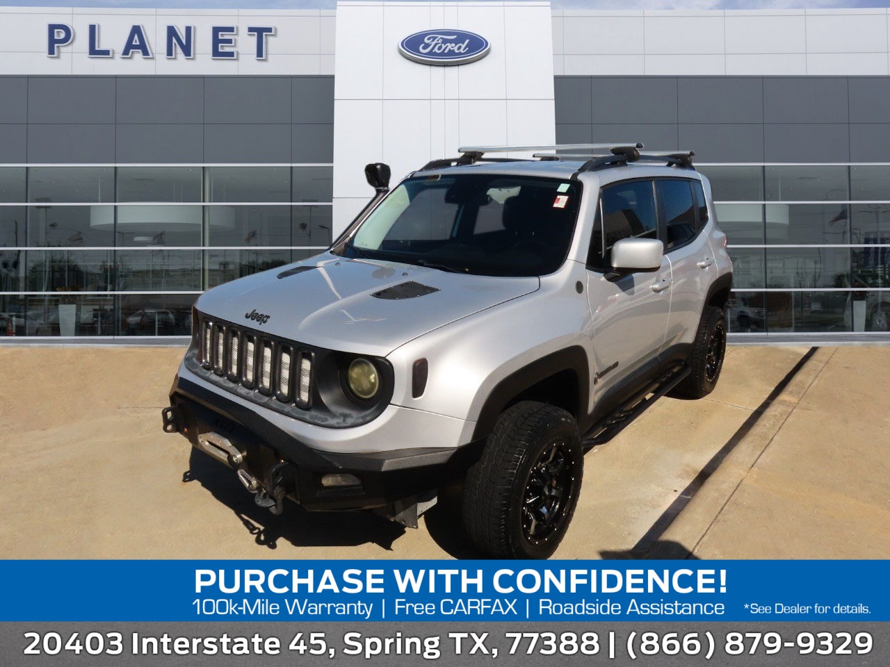 used 2017 Jeep Renegade car, priced at $15,999