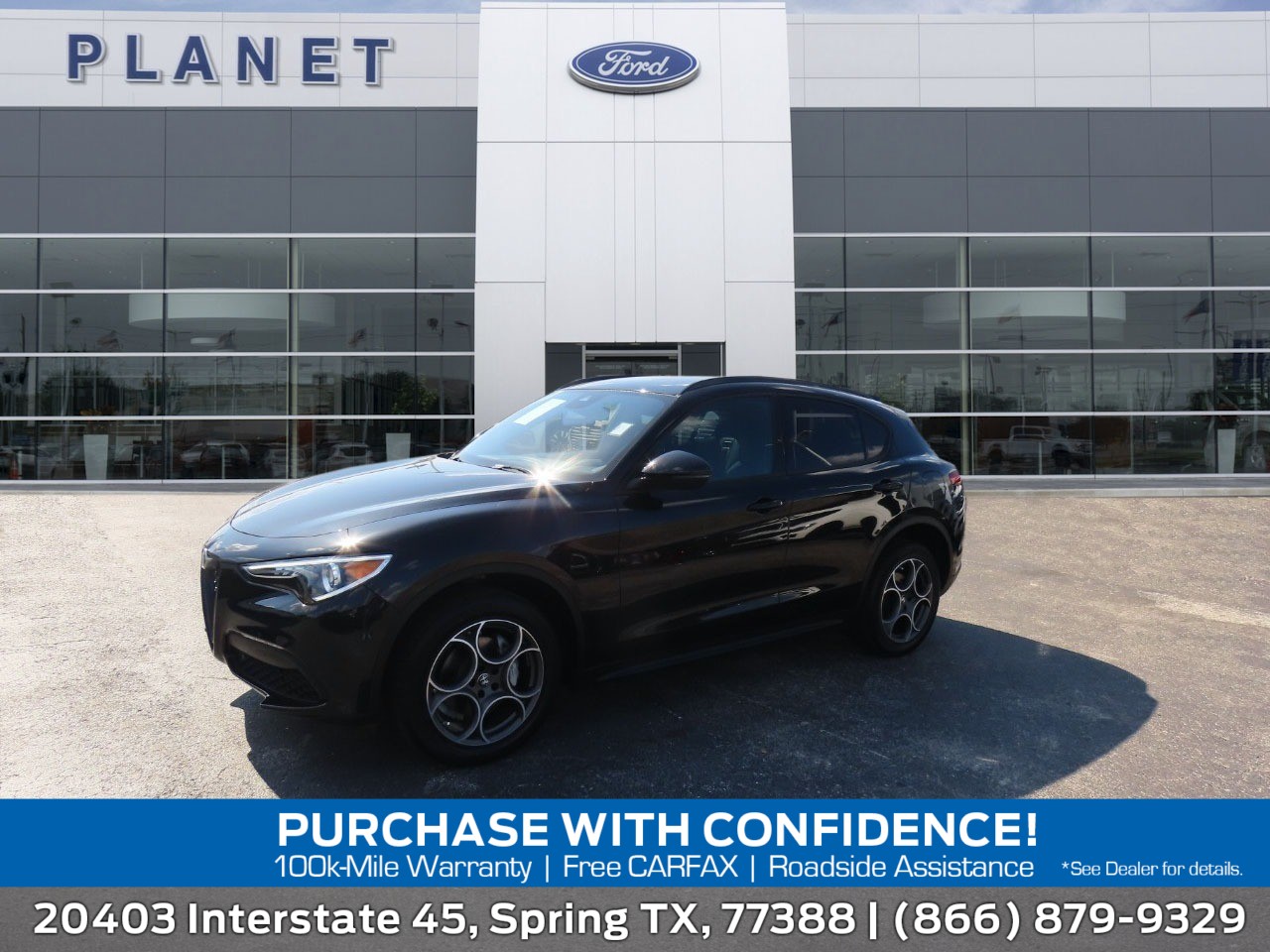 used 2022 Alfa Romeo Stelvio car, priced at $24,999